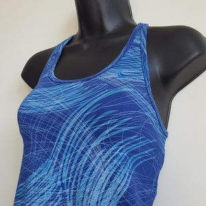 Nike Dri-fit Activewear Racerback Blue Tank Top